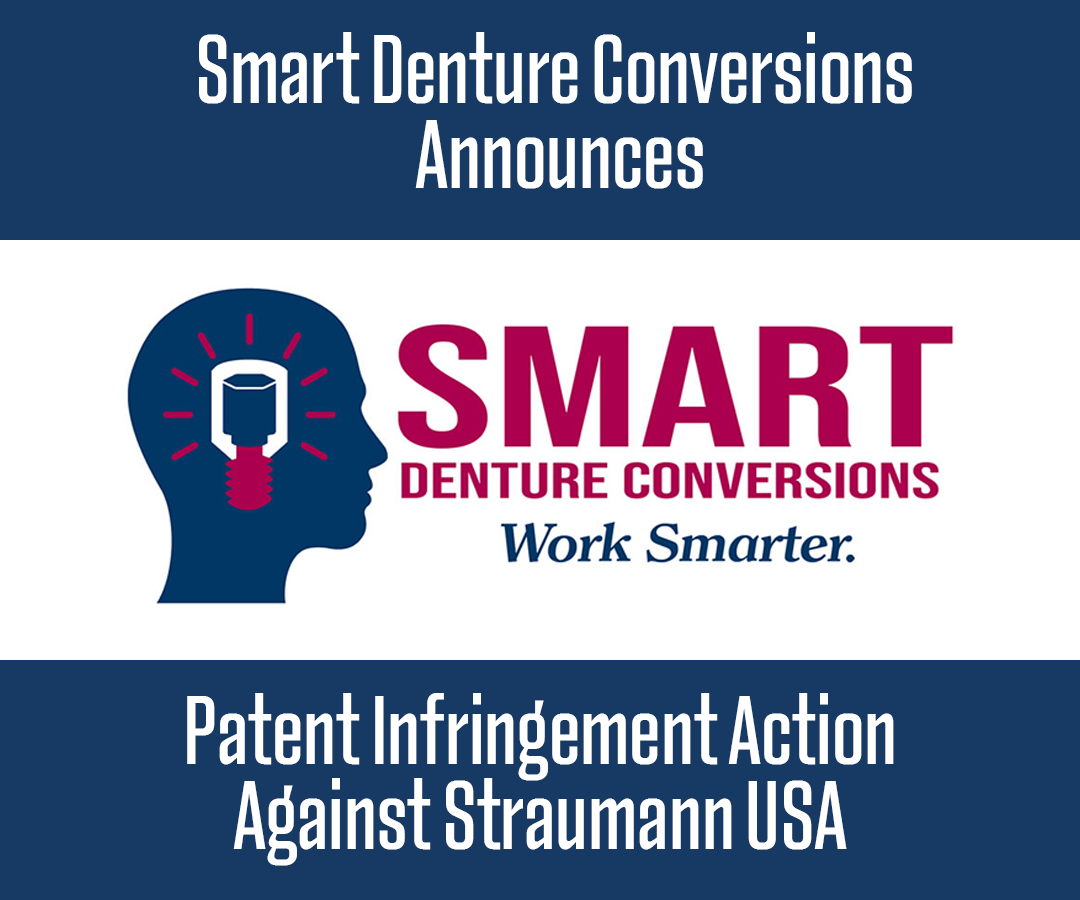 SDC Announces Patent Infringment Action Against Straumann USA, LLC