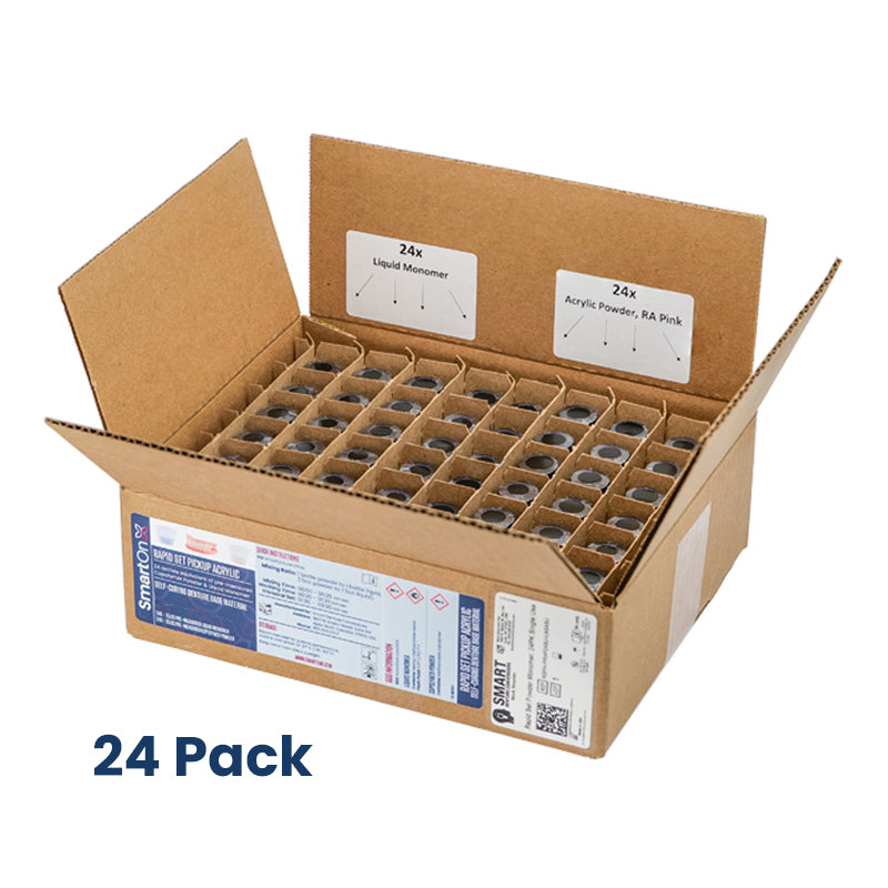 Rapid Set Pickup Acrylic Pre-dosed Arch Packs, RA Pink