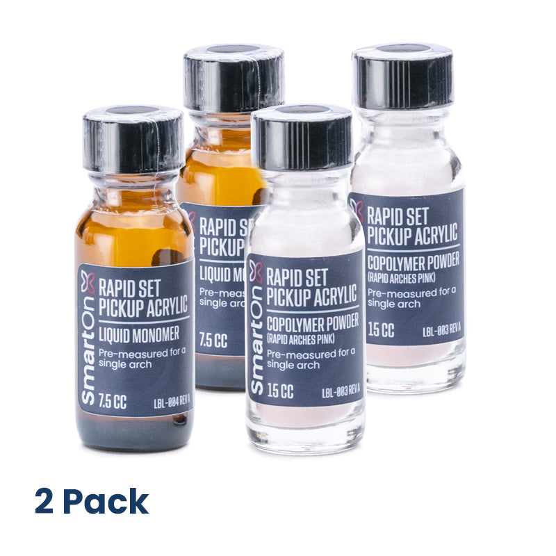 Rapid Set Pickup Acrylic Pre-dosed Arch Packs, RA Pink